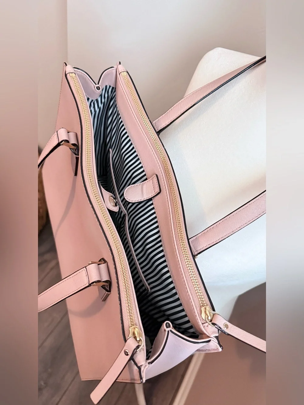 Kate Spade Cameron Street Jensen Leather Pink Tote